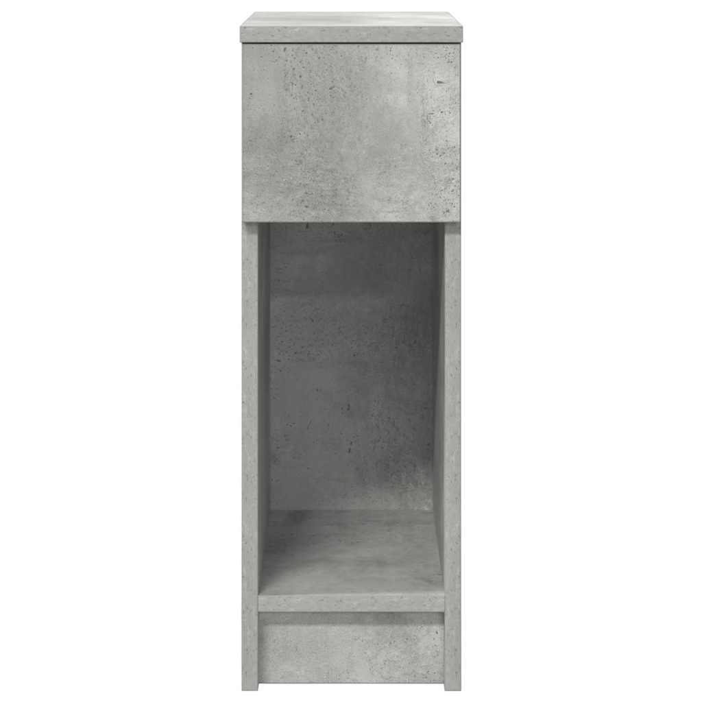 Bedside Cabinets with Drawer 2 pcs Concrete Grey 20x36x60 cm